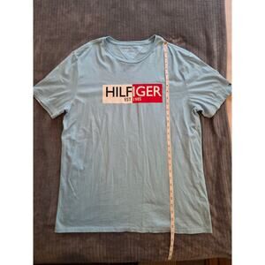 Tommy Hilfiger Men's Blue Graphic Print Short Sleeve T Shirt Tee Top Size XL